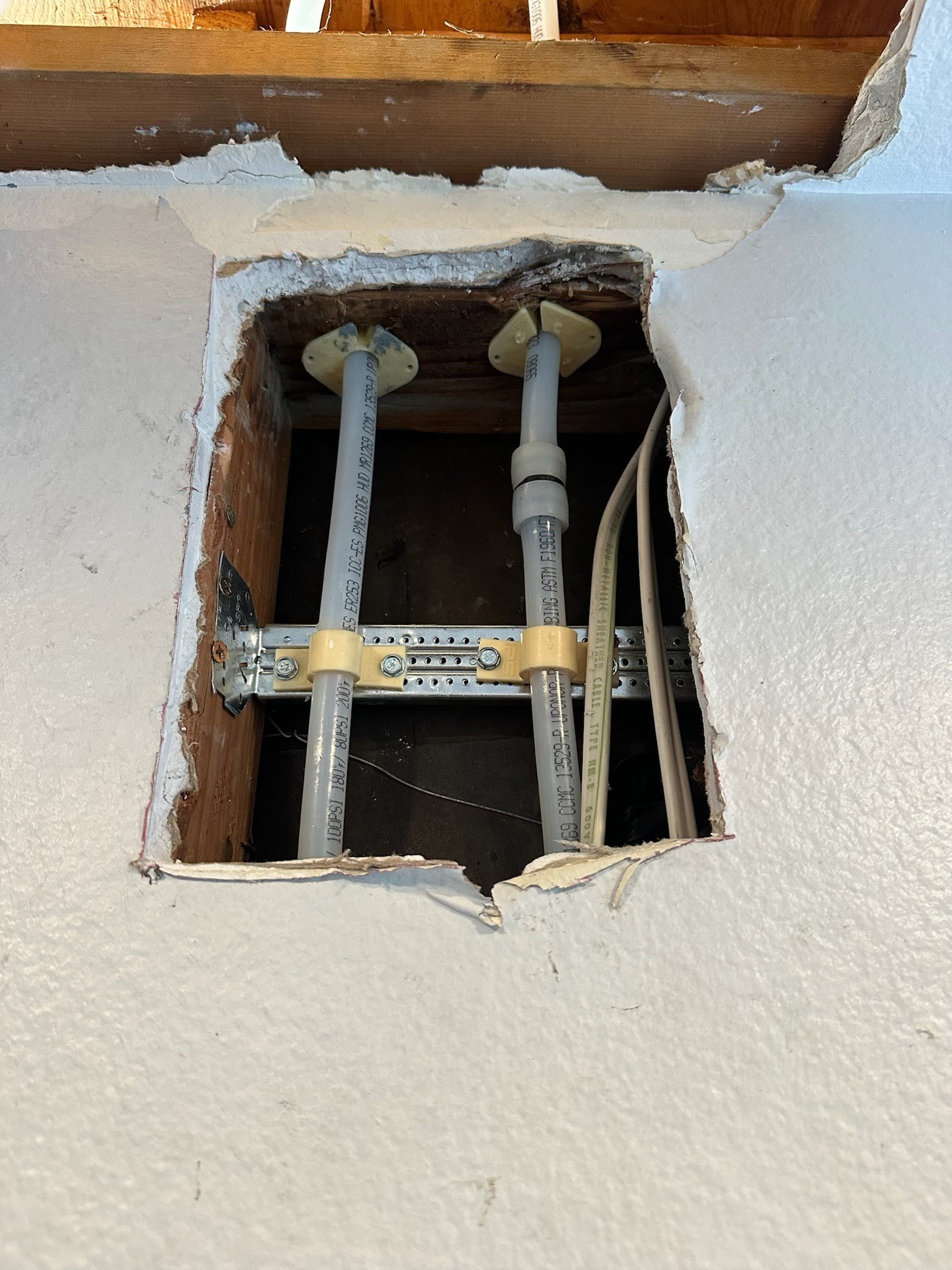 Whole house PEX repiping with new water lines installed by Plumbing Solution Specialist in Southern California